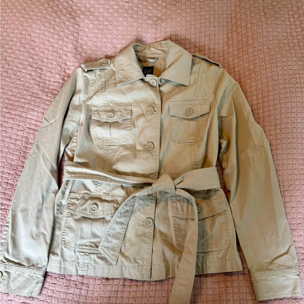 GAP Tan Utility Jacket Women’s Size Small
